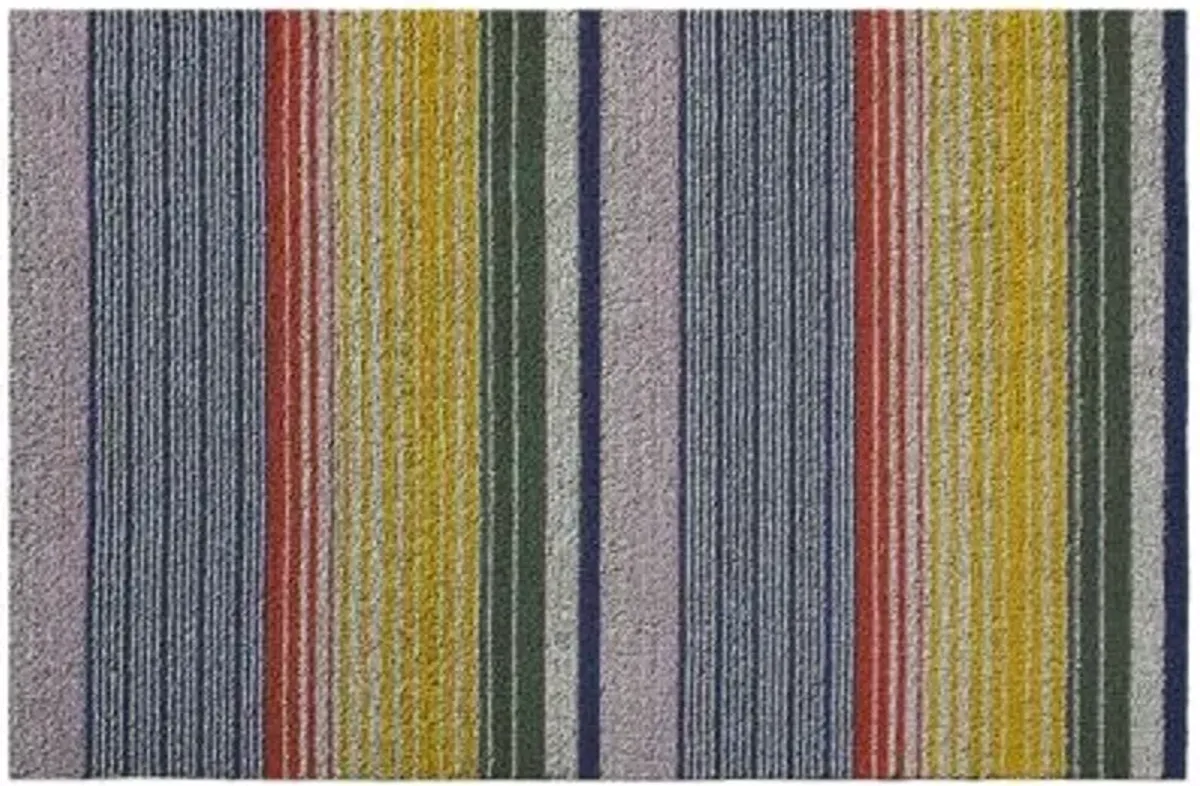 Pop Stripe Shag Floormat