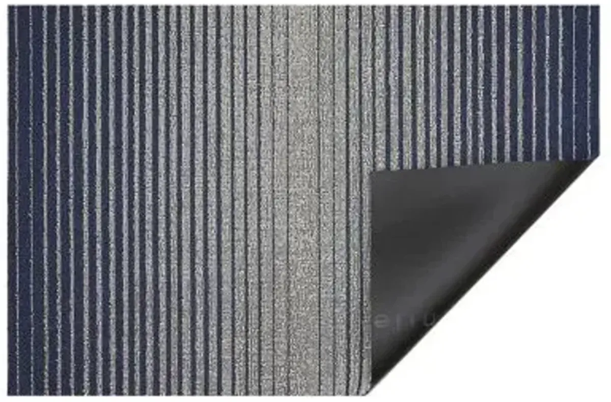 Domino Striped Shag Floor Runner