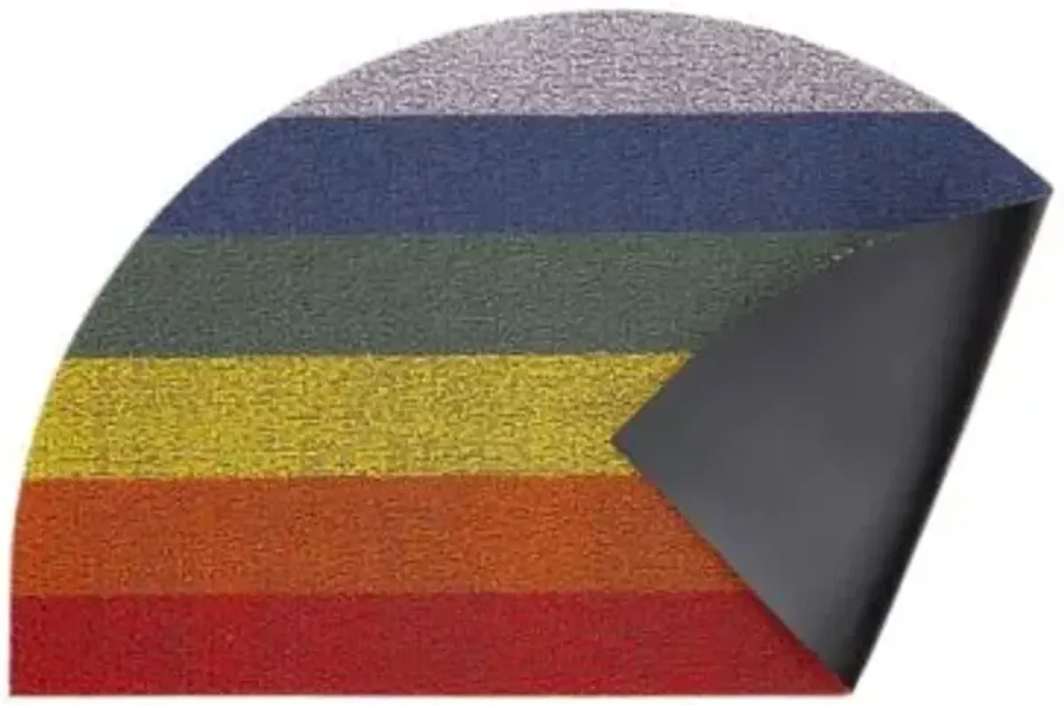 Pride Stripe Apartment Mat