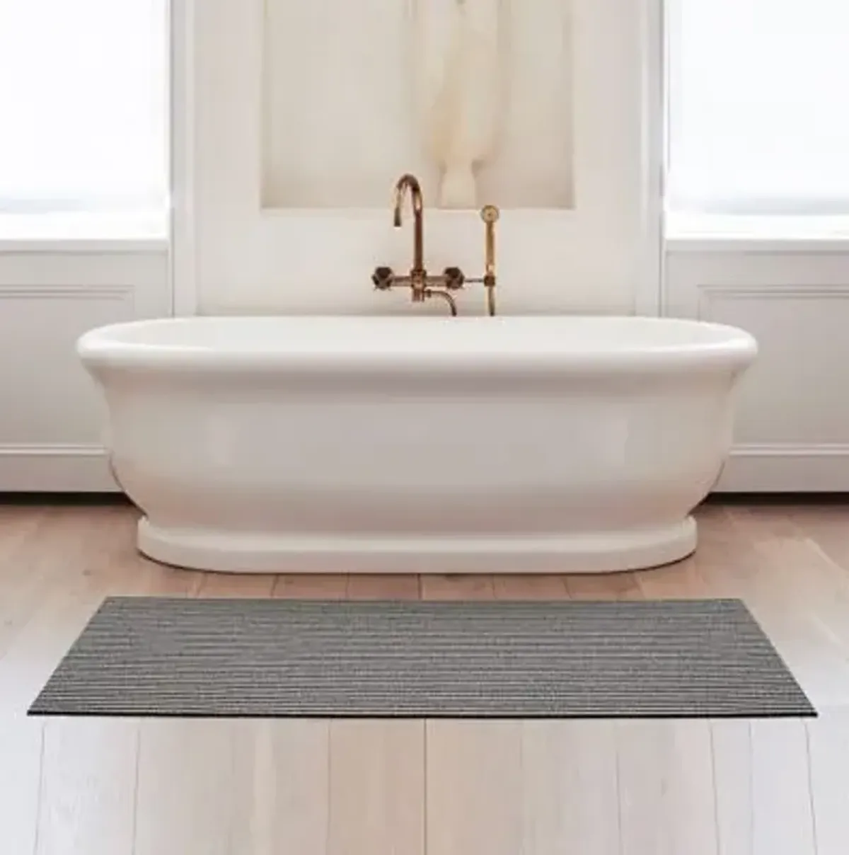 Breton Shag Stripe Door Mat