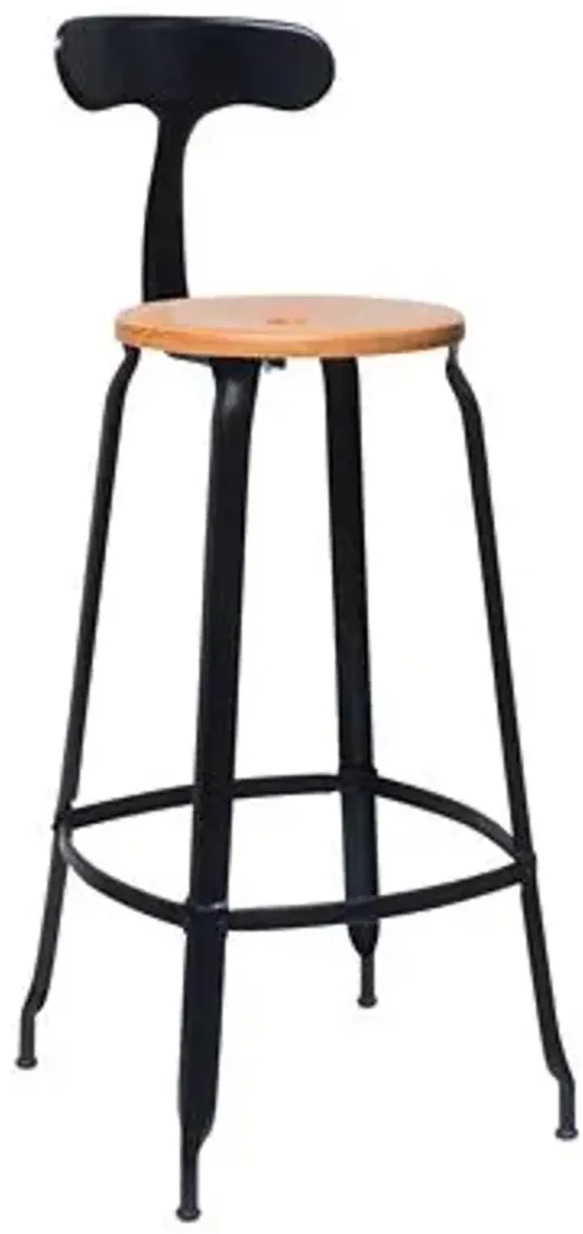 Nicolle Loom & Metal Bar Stool