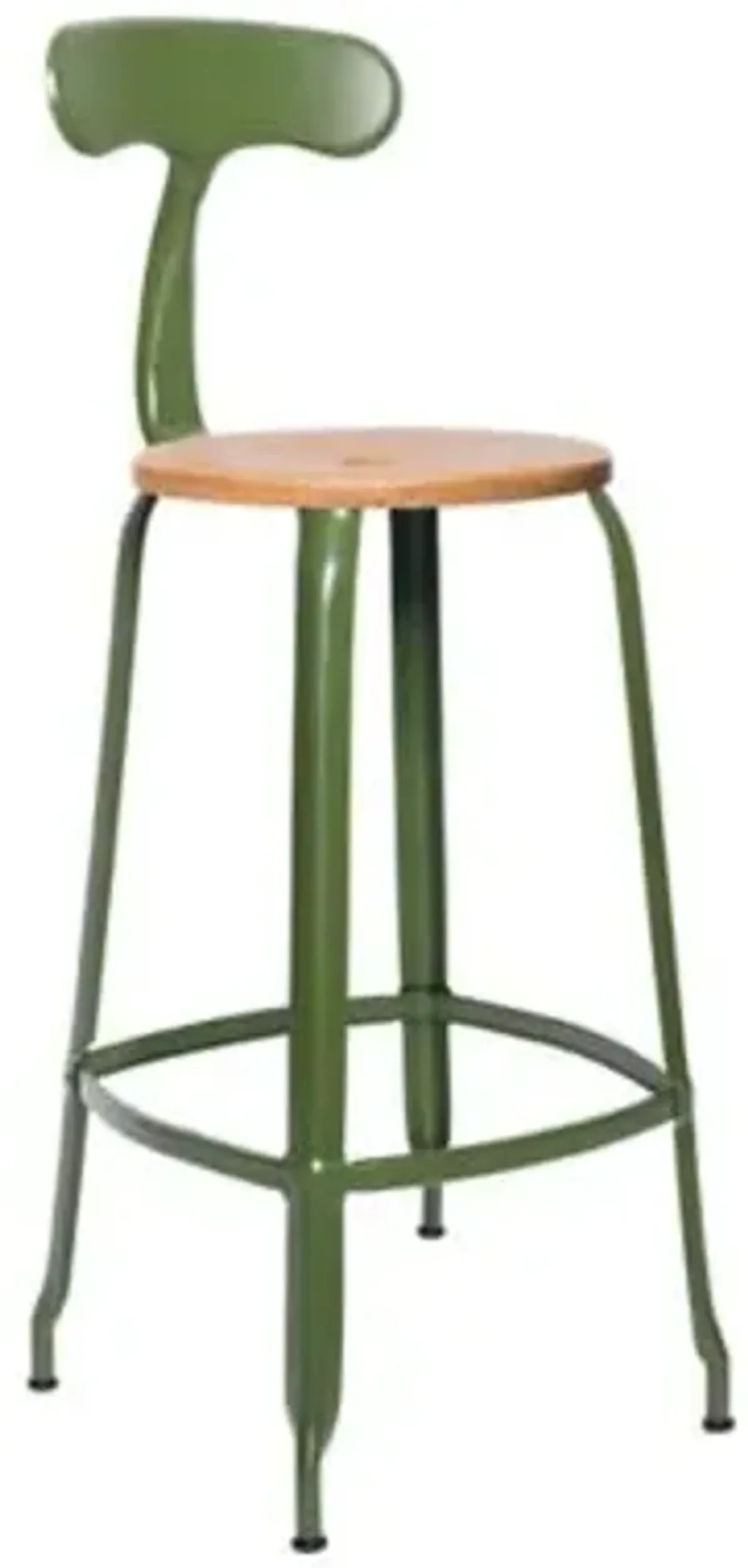 Nicolle Loom & Metal Bar Stool
