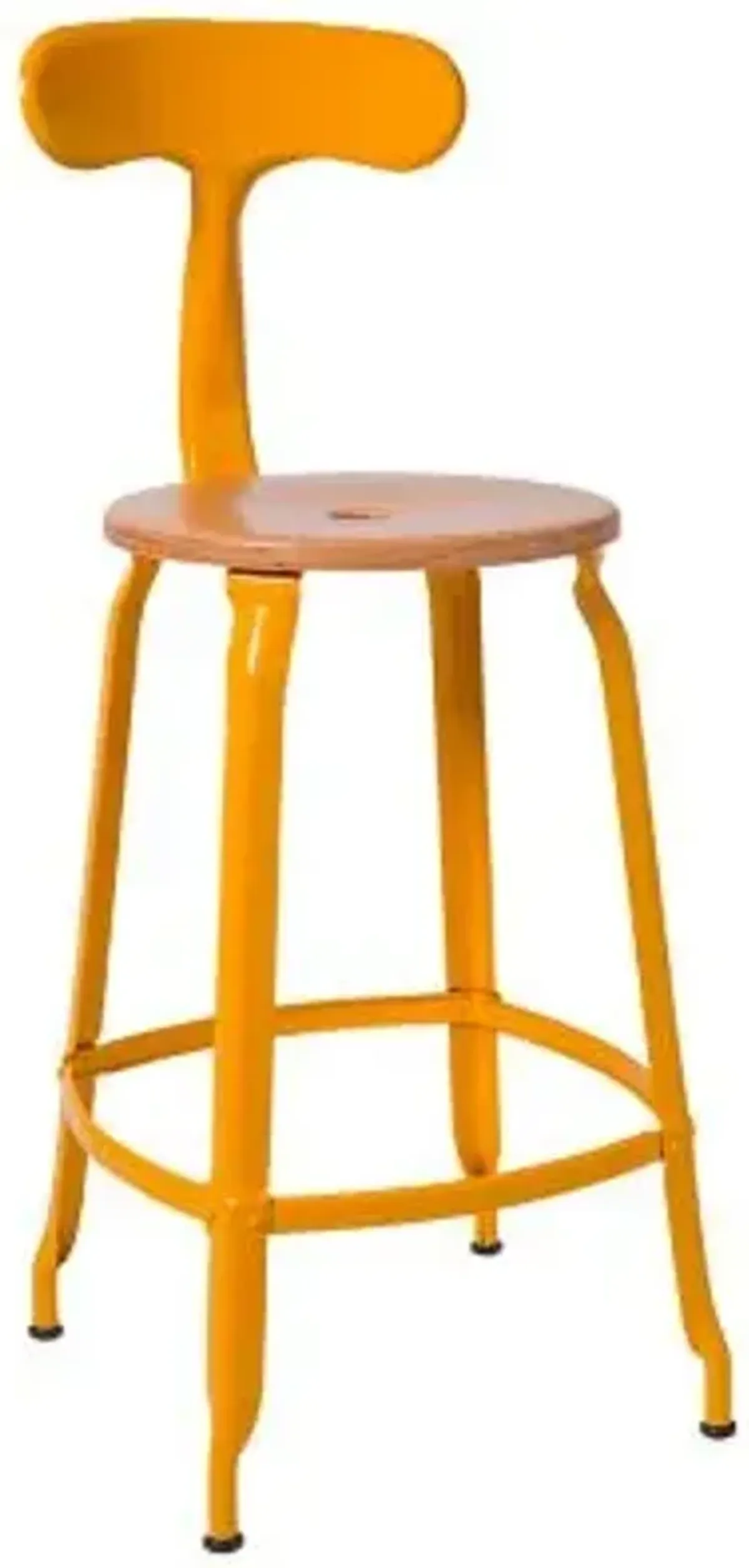 Nicolle® Wood & Metal Backrest Chair