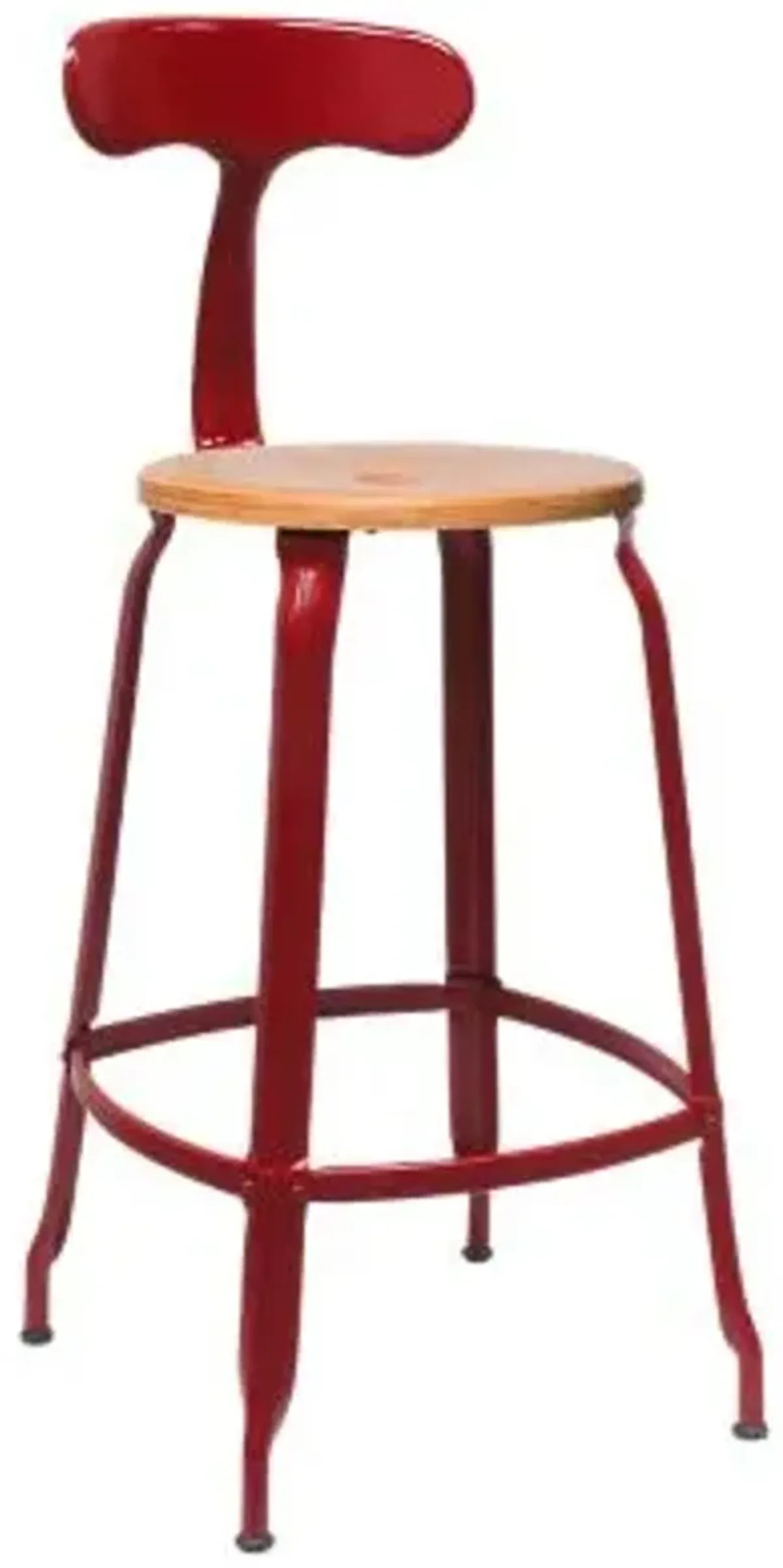 Nicolle® Wood & Metal Backrest Chair