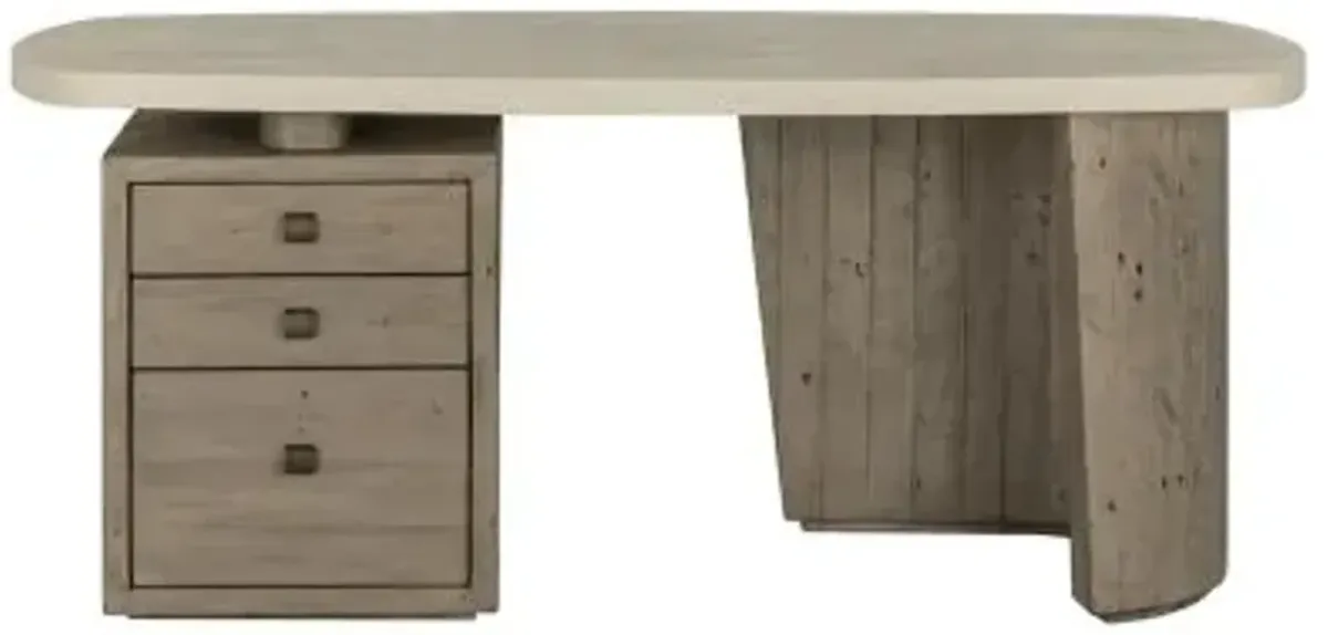 Angus Reclaimed Pine Desk