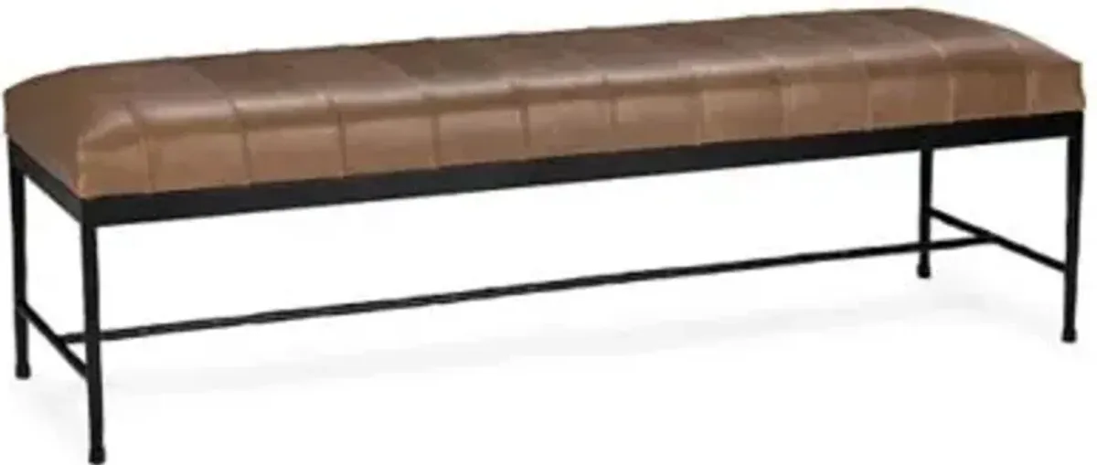 Madeleine Leather Bench