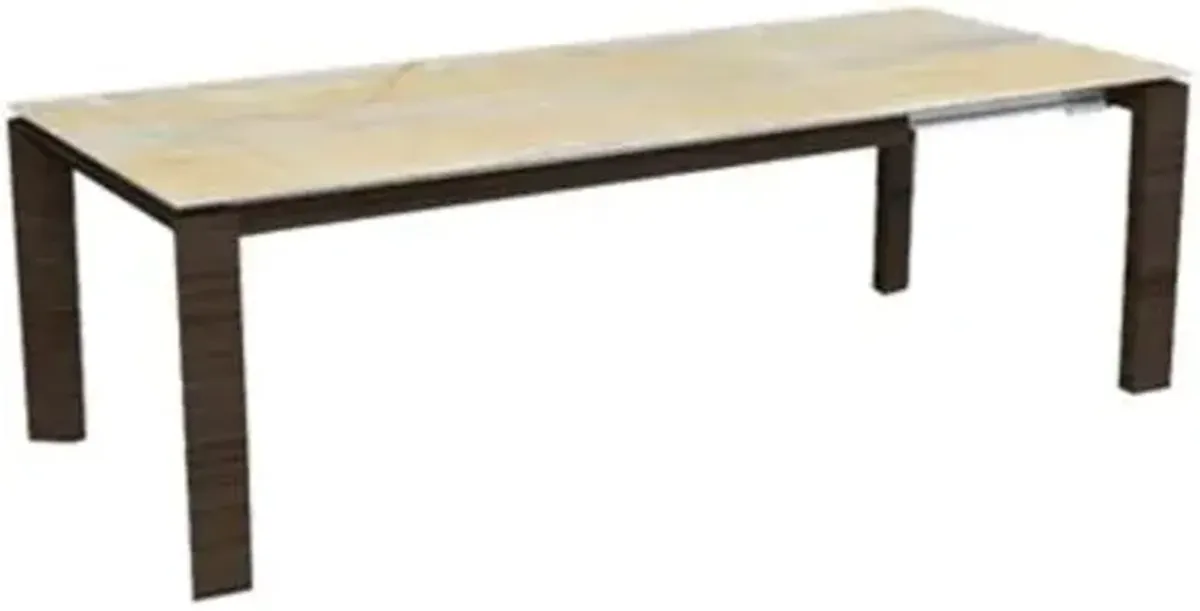 Omnia Glass Extension Table