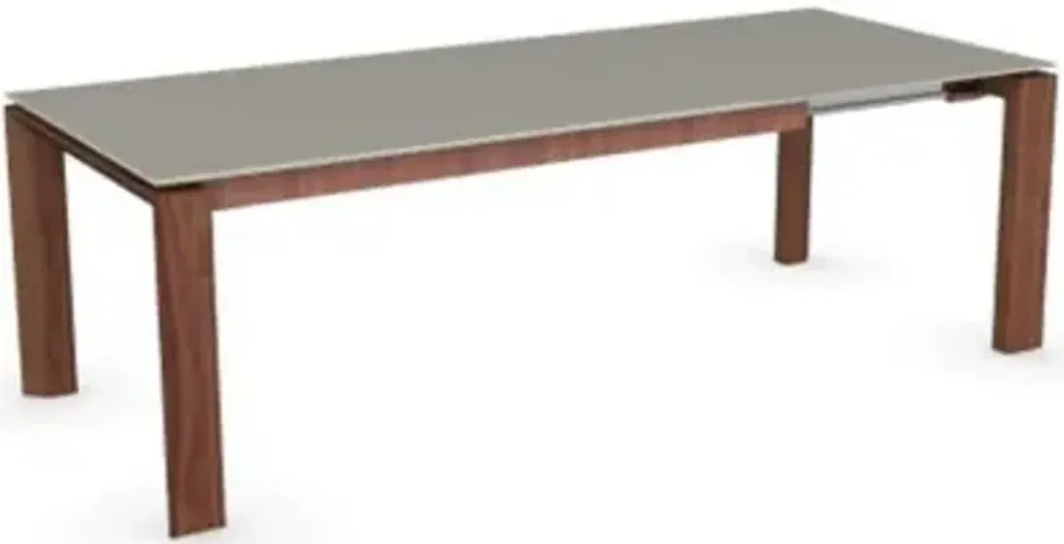 Omnia Glass Extension Table