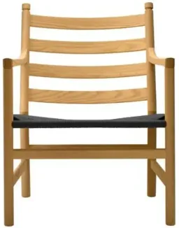 Black Paper Cord / Oak - Laquered color