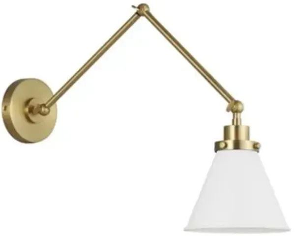 Wellfleet Double Arm Adjustable Wall Sconce