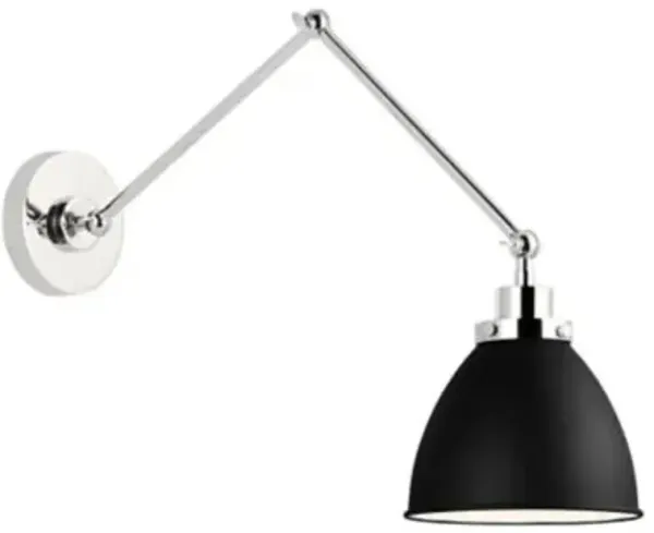 Wellfleet Double Arm Dome Wall Sconce