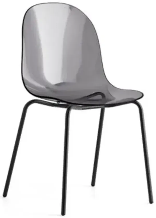 Academy Transparent Chair Metal Base