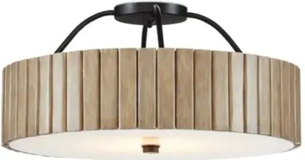 Tetterby LED Semi-Flushmount