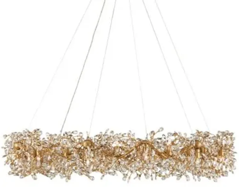 Crystal Bud Chandelier