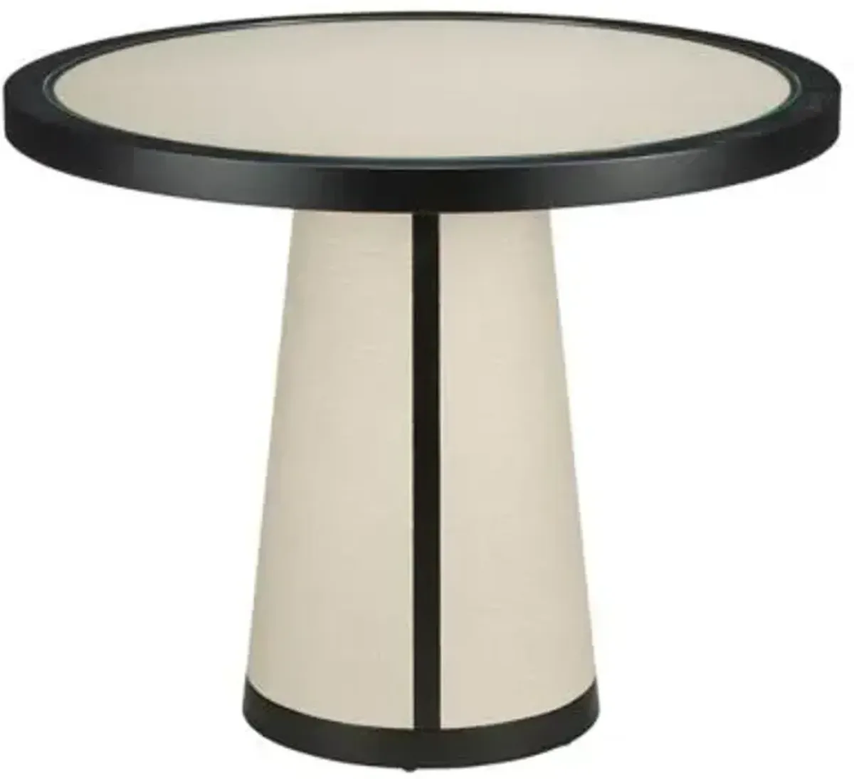 Deanna Raffia Accent Table