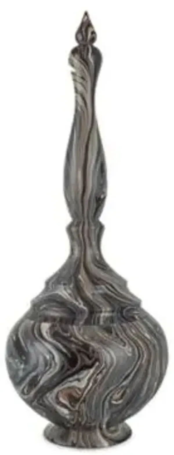 Marbleized Turret Box