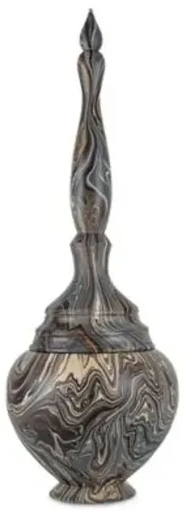 Marbleized Turret Box