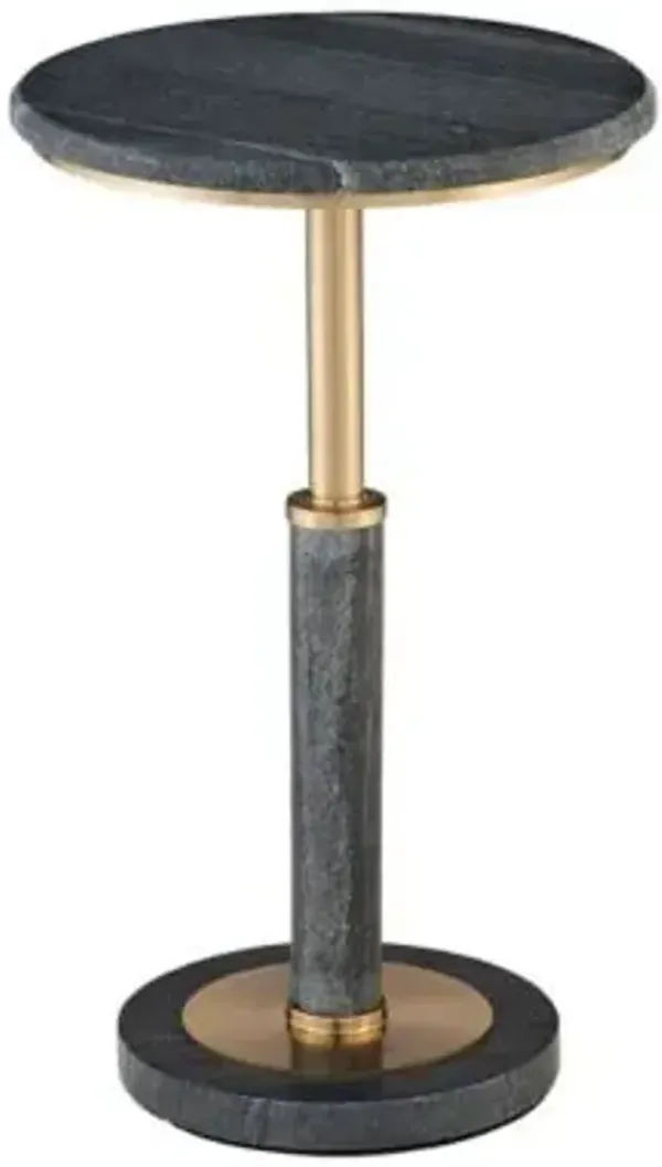 Miles Travertine Accent Table