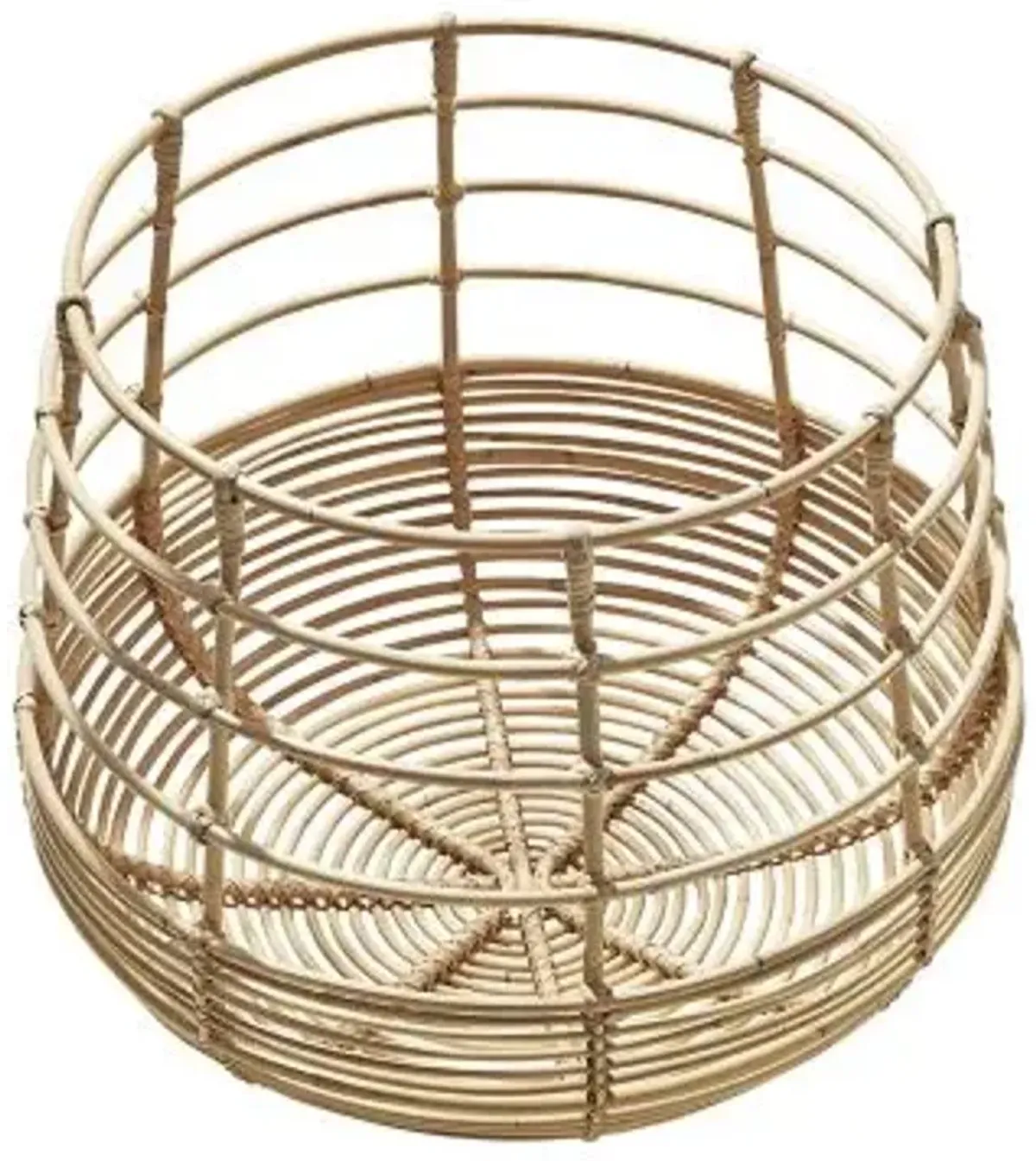 Sweep Round Rattan Basket
