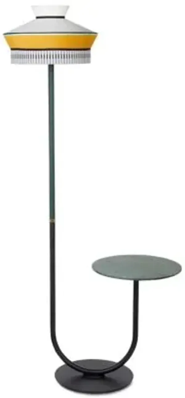 Calypso Floor Lamp with Table