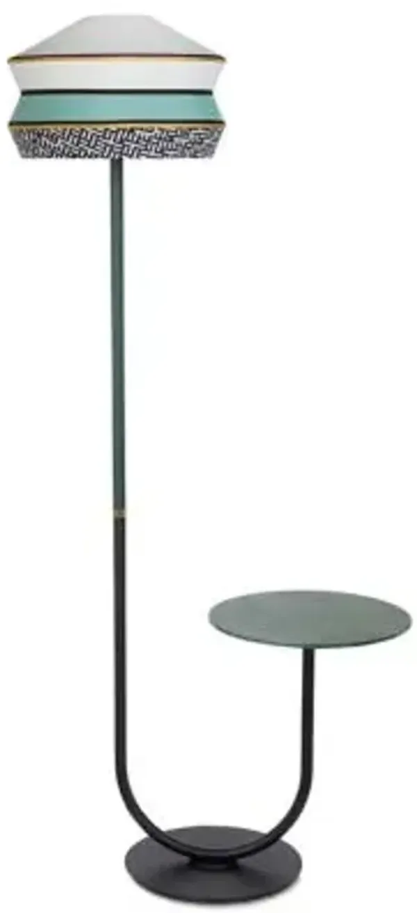 Calypso Floor Lamp with Table