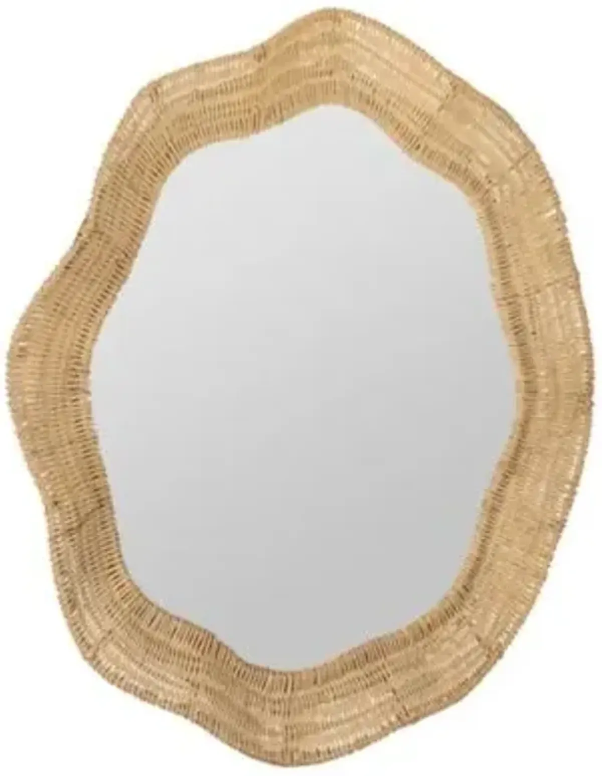 Erin Gates x Cooper Classics Scalloped Round Linden Wall Mirror