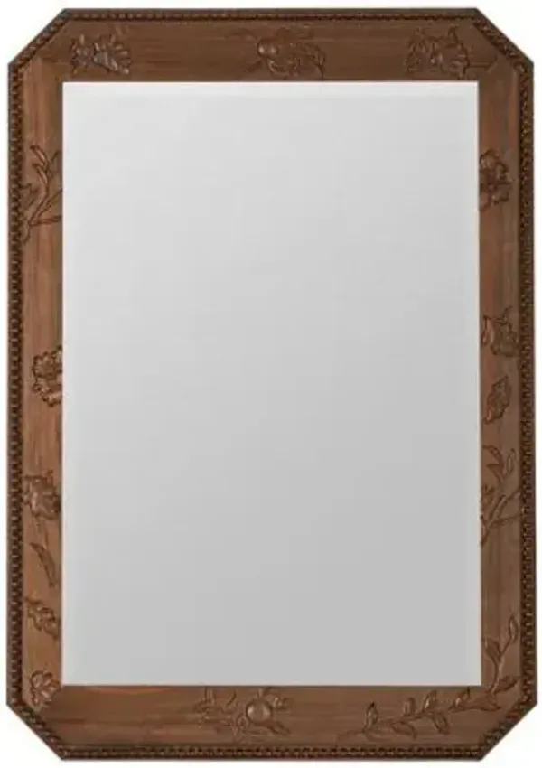 Brinley Wood Wall Mirror
