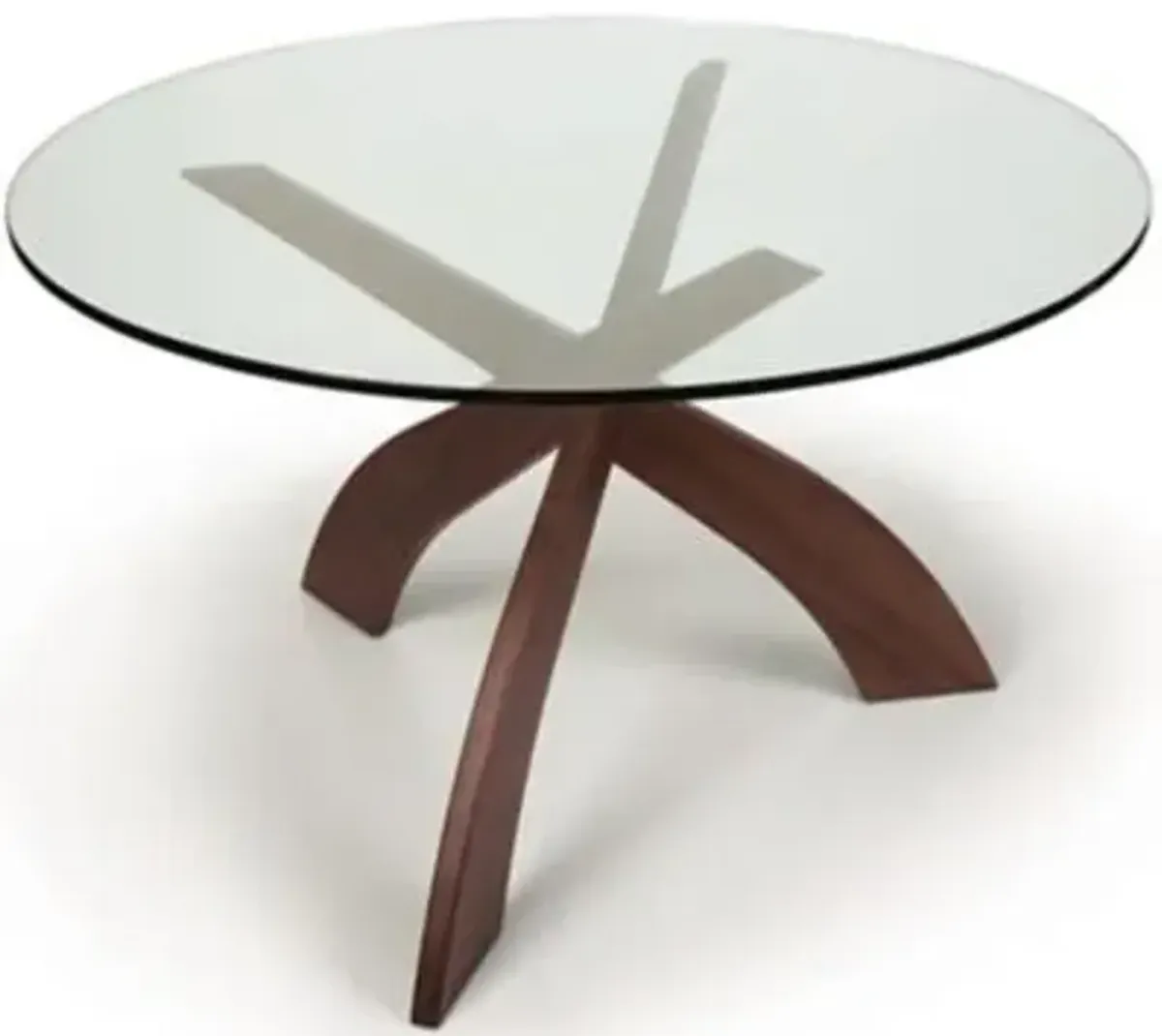 Statements Entwine Round Glass Top Dining Table