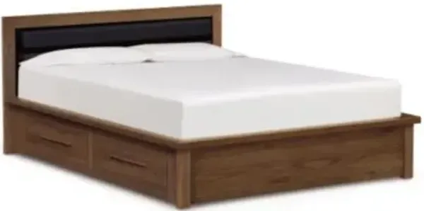 Moduluxe 35-Inch Storage Bed with Microsuede Headboard