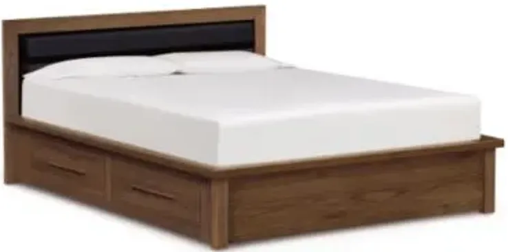 Moduluxe 35-Inch Storage Bed with Microsuede Headboard