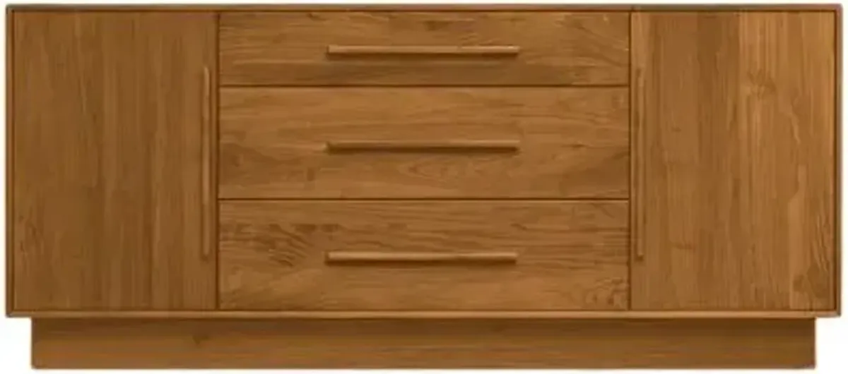 Moduluxe Three-Drawer Dresser with Flanked Doors, 29-Inch High