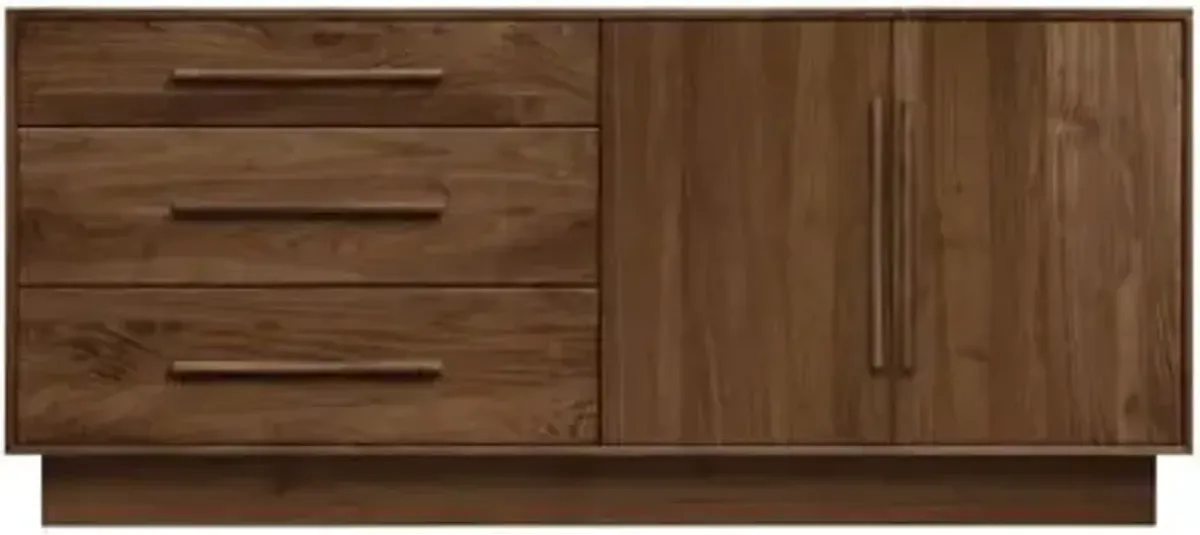Moduluxe Three-Drawer, Two-Door Dresser, 29-Inch High