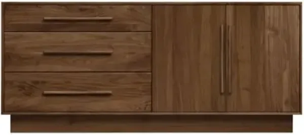 Moduluxe Three-Drawer, Two-Door Dresser, 29-Inch High