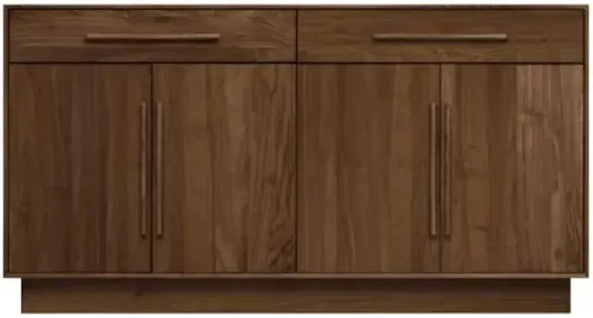 Moduluxe Two-Drawer over Four-Door Dresser, 35-Inch High