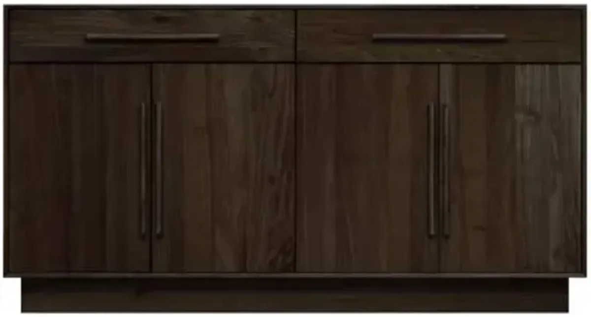 Moduluxe Two-Drawer over Four-Door Dresser, 35-Inch High