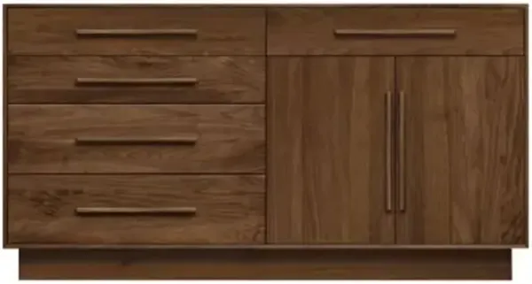Moduluxe Five-Drawer, Two-Door Dresser, 35-Inch High
