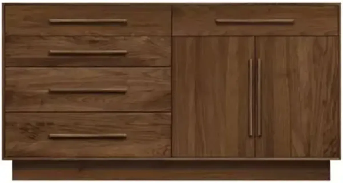 Moduluxe Five-Drawer, Two-Door Dresser, 35-Inch High