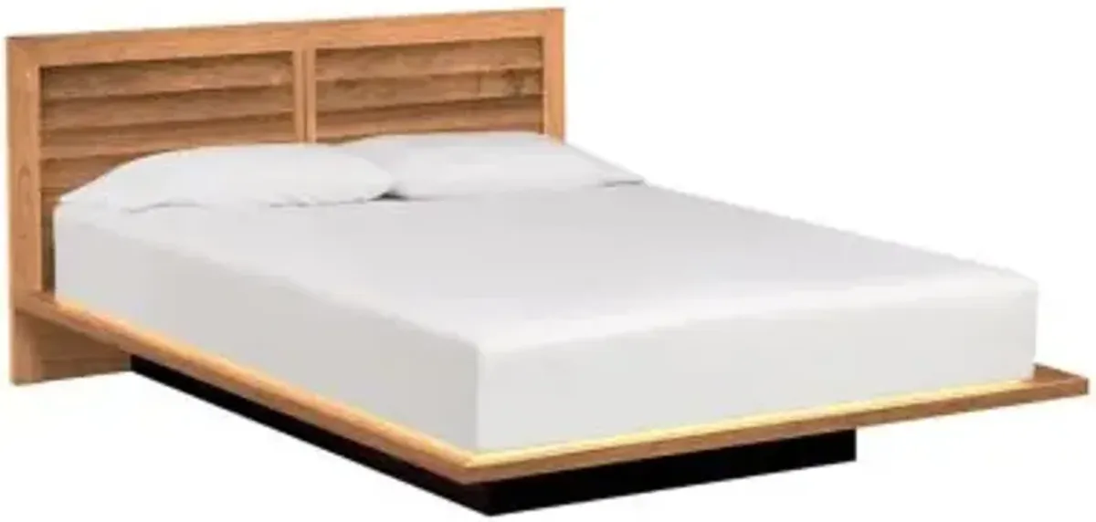 Moduluxe Bed with Louvered Headboard