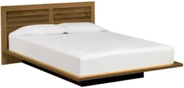 Moduluxe Bed with Louvered Headboard