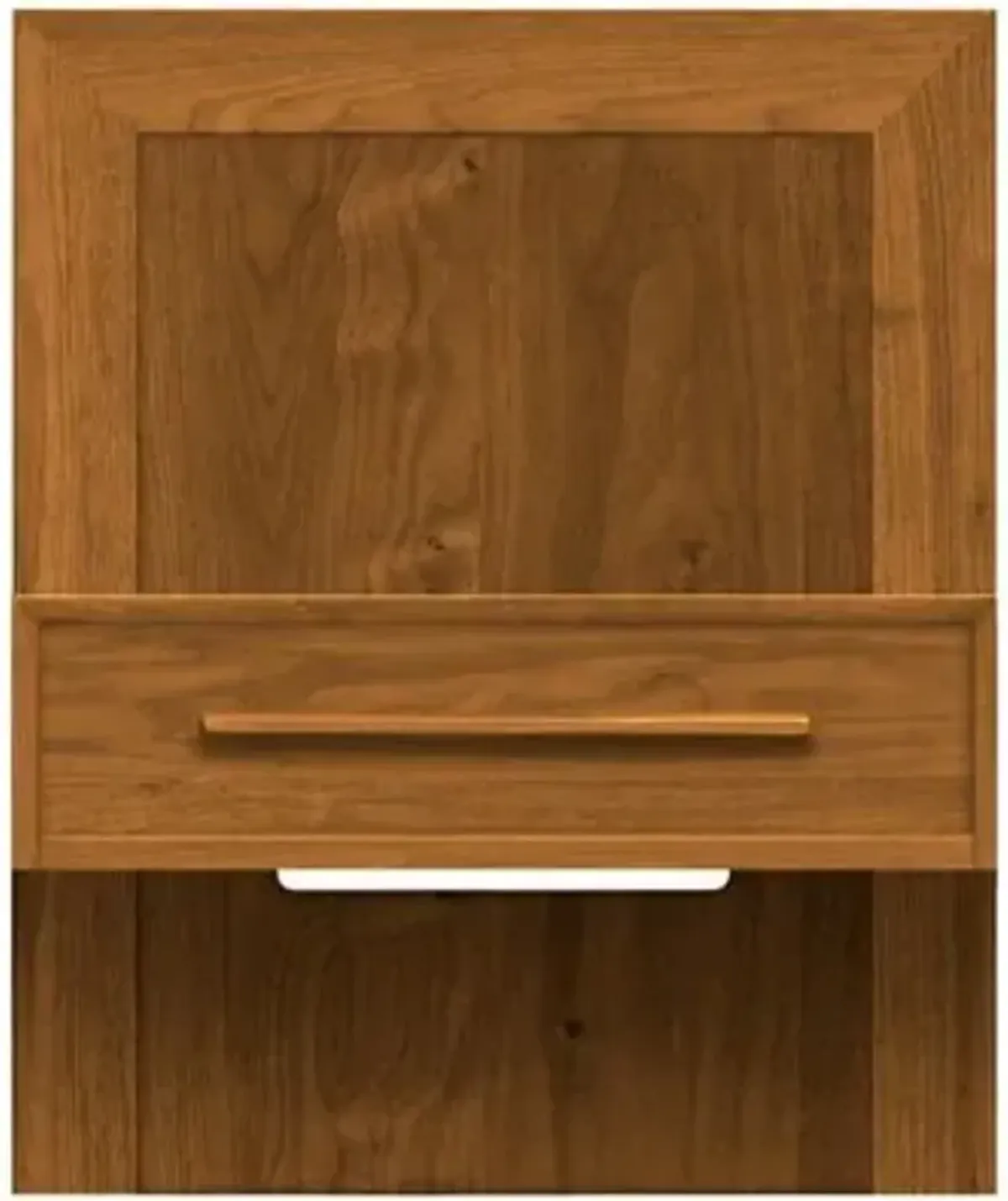 Moduluxe 29-Inch Box Nightstand for Platform Bed