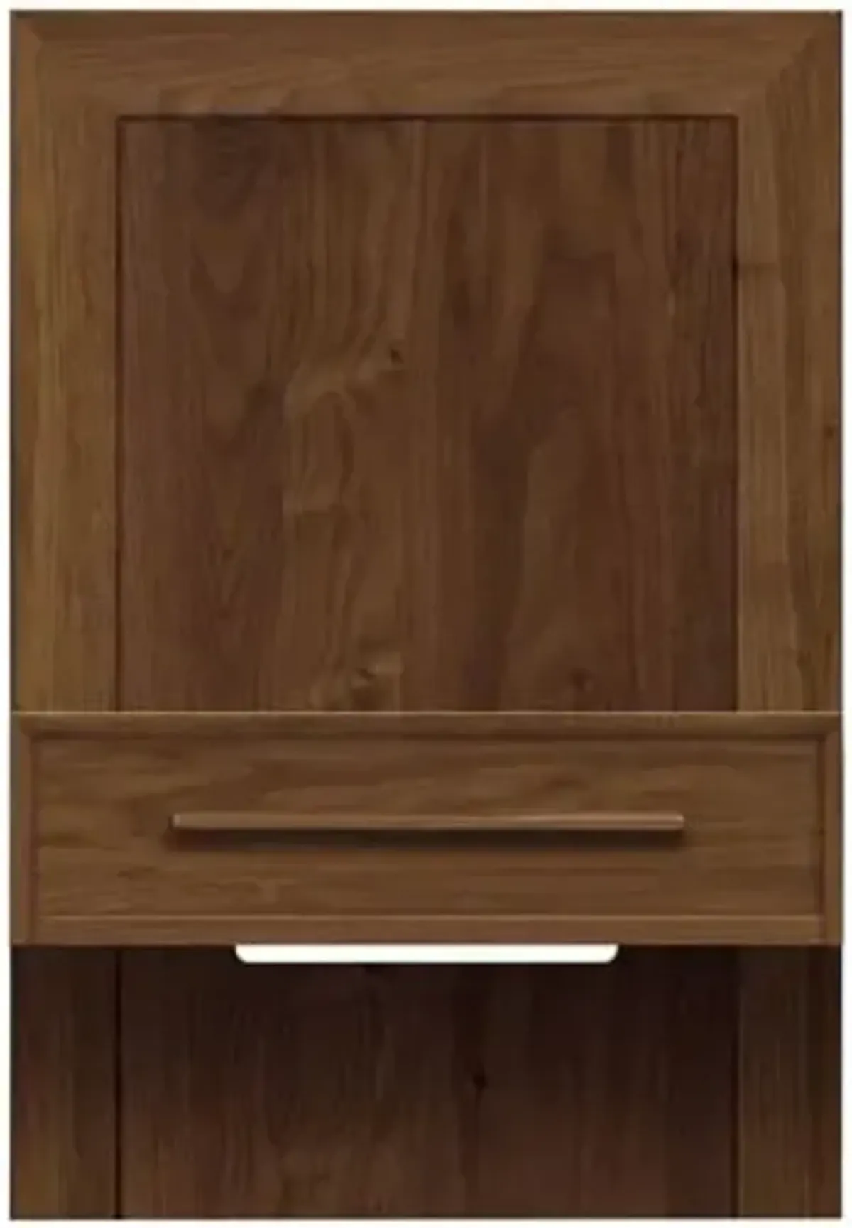 Moduluxe 35-Inch Box Nightstand for Platform Bed