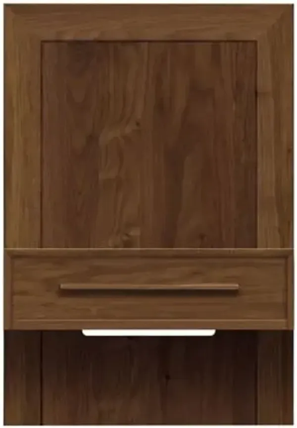 Moduluxe 35-Inch Box Nightstand for Platform Bed