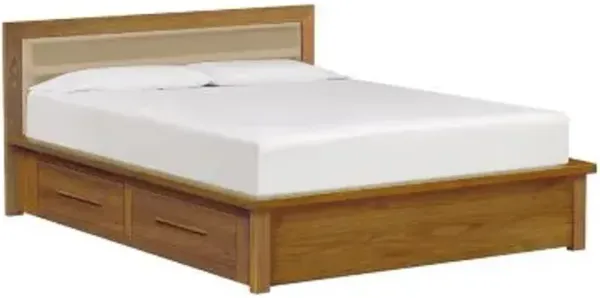Moduluxe 35-Inch Storage Bed with Microsuede Headboard