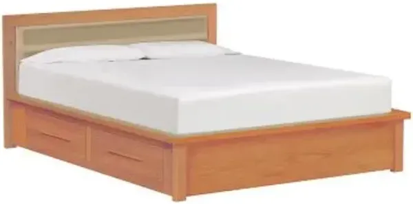 Moduluxe 35-Inch Storage Bed with Microsuede Headboard