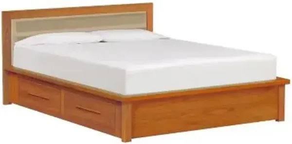 Moduluxe 35-Inch Storage Bed with Microsuede Headboard