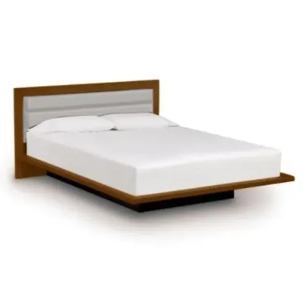 Moduluxe 35-Inch Platform Bed with Leather Headboard
