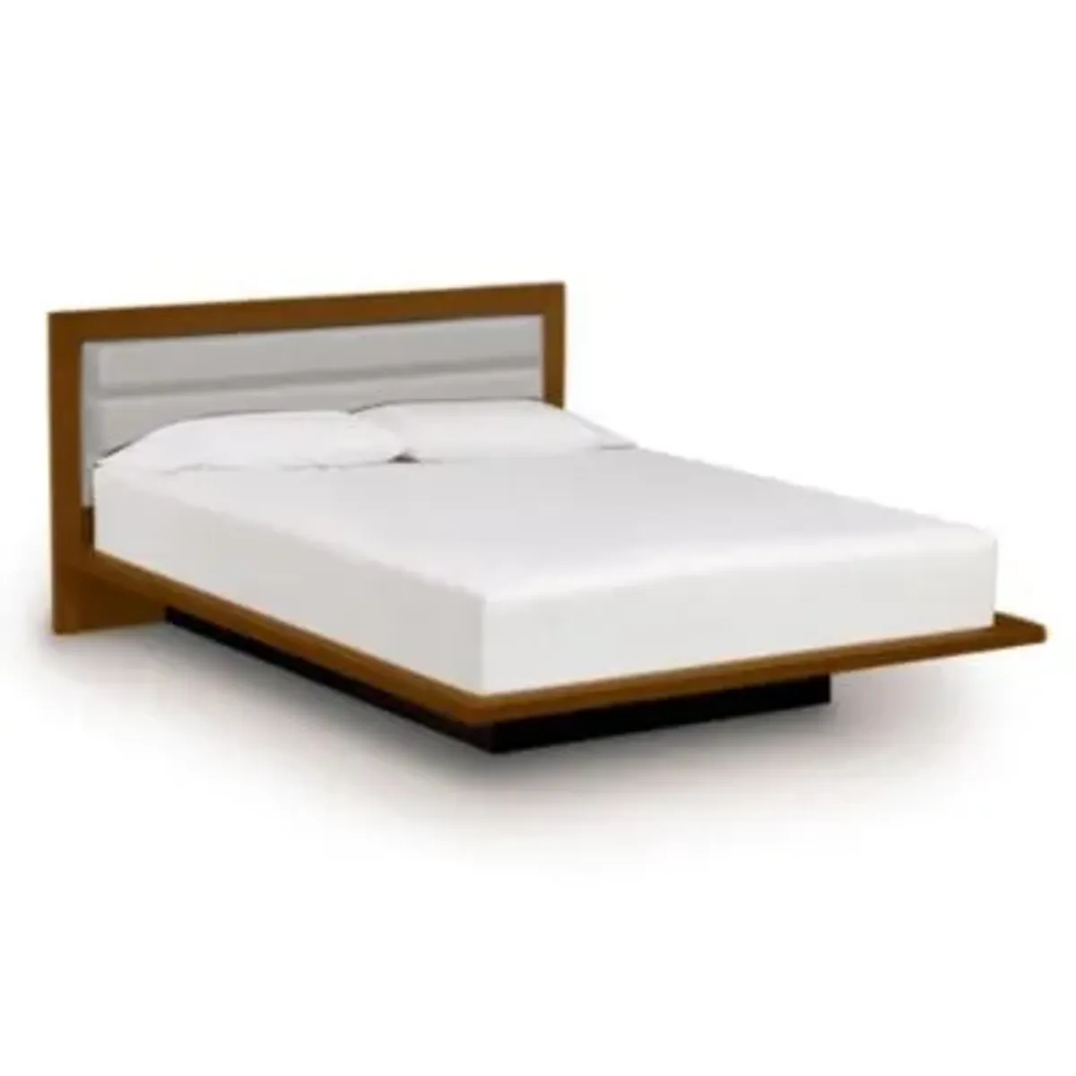 Moduluxe 35-Inch Platform Bed with Leather Headboard