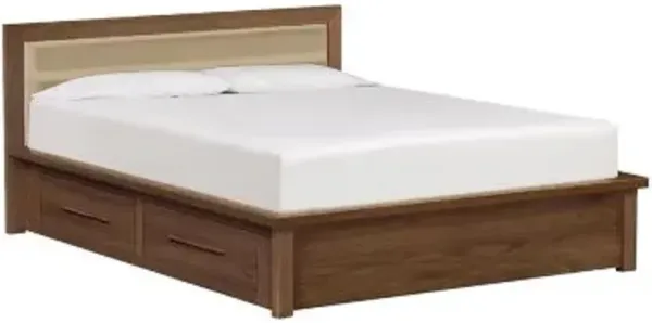 Moduluxe 35-Inch Storage Bed with Microsuede Headboard