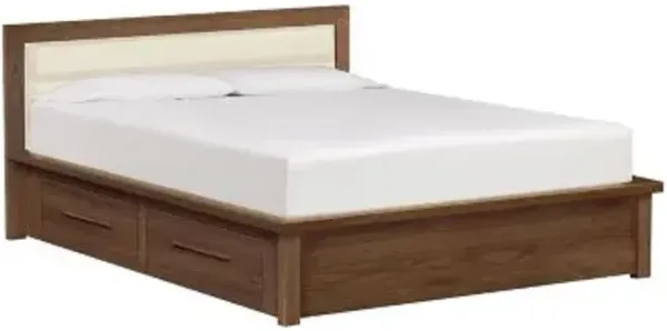 Moduluxe 35-Inch Storage Bed with Microsuede Headboard