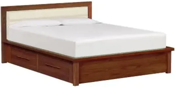 Moduluxe 35-Inch Storage Bed with Microsuede Headboard